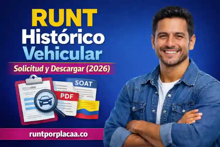 RUNT Histórico Vehicular Solicitud y Descargar (2026)